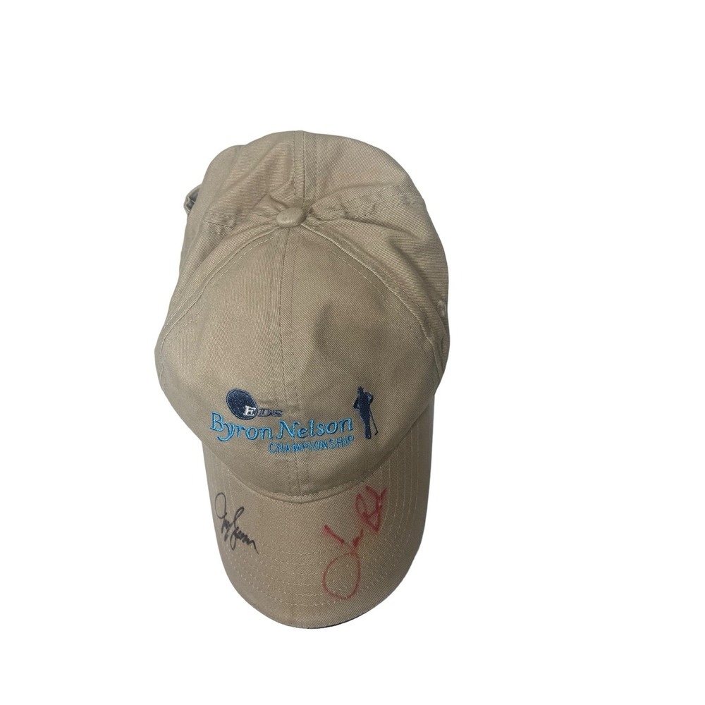 Antigua Byron Nelson EDS golf vintage signed hat Jeffrey Sluman Jason‎ Bohn - Picture 4 of 8